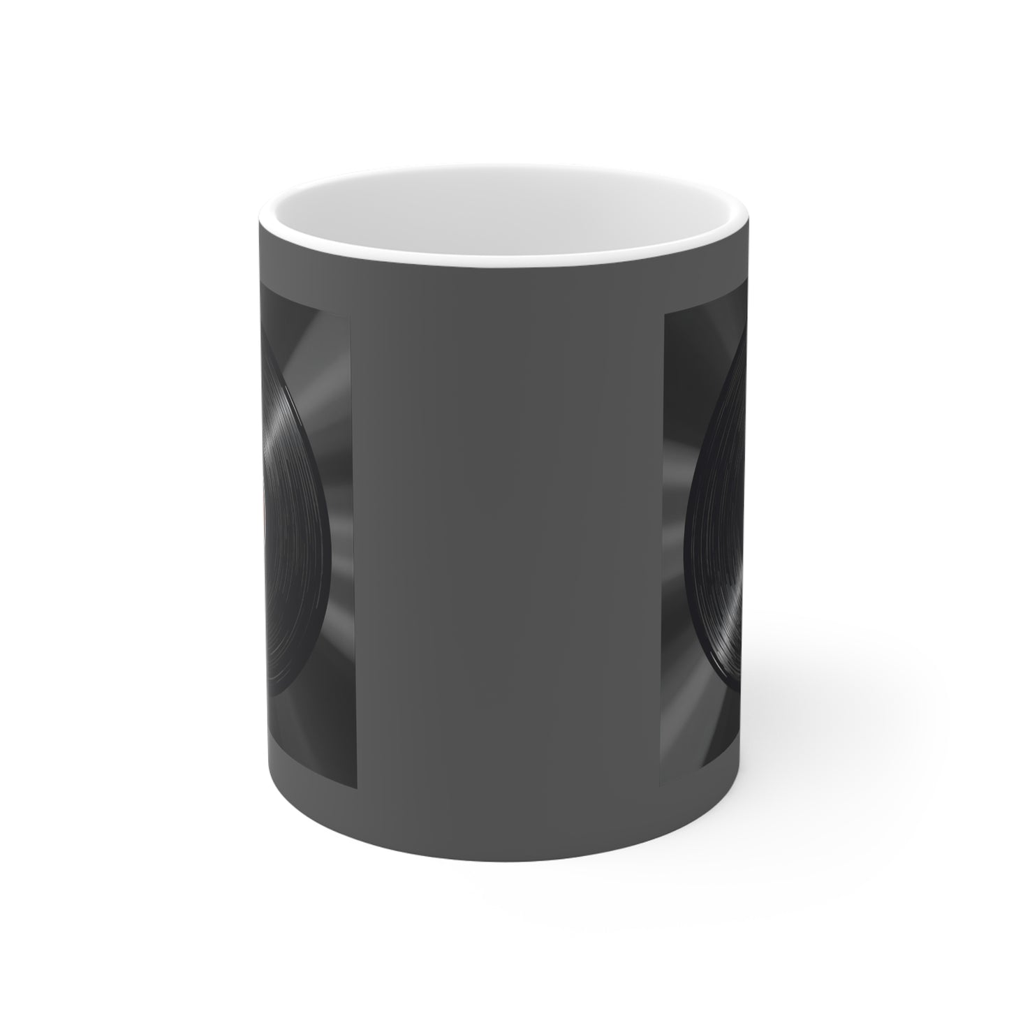 Mod Vinyl Record Coffee Mug, Unique Gift for Music Lovers, Retro Mug for Home, Perfect for Birthdays, Holidays, Collectibles