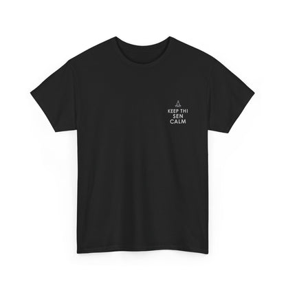 Keep Thi Sen Calm T-Shirt | Simply Yorkshire Collection | Funny Yoga & Meditation Tee
