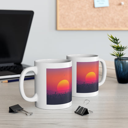 Sunset Serenade Mug | Music Festival Vibe Coffee Cup (11oz)