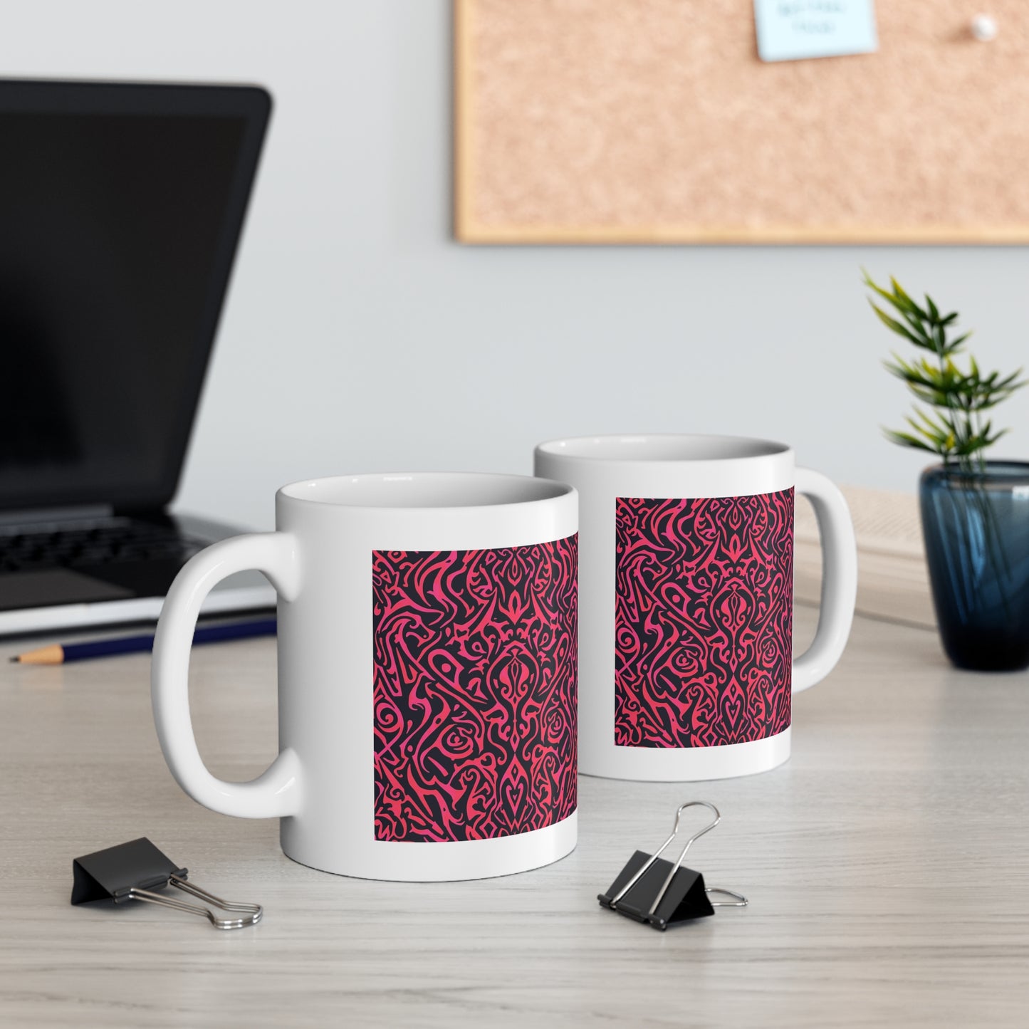 Bohemian Pattern Coffee Mug - Unique Gift for Art Lovers, Home Decor, Birthday, Housewarming, Creative Design