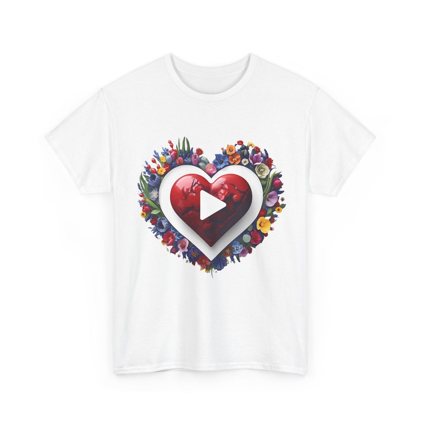 House Is My Heart T-Shirt – House Music & Healing Tee – White