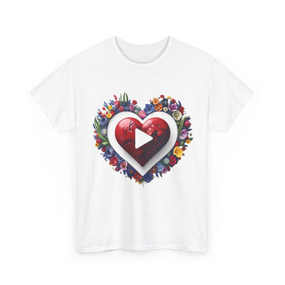 House Is My Heart T-Shirt – House Music & Healing Tee – White