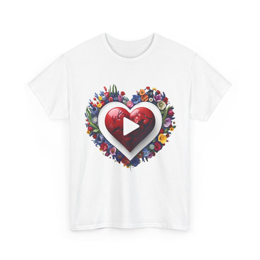 House Is My Heart T-Shirt – House Music & Healing Tee – White