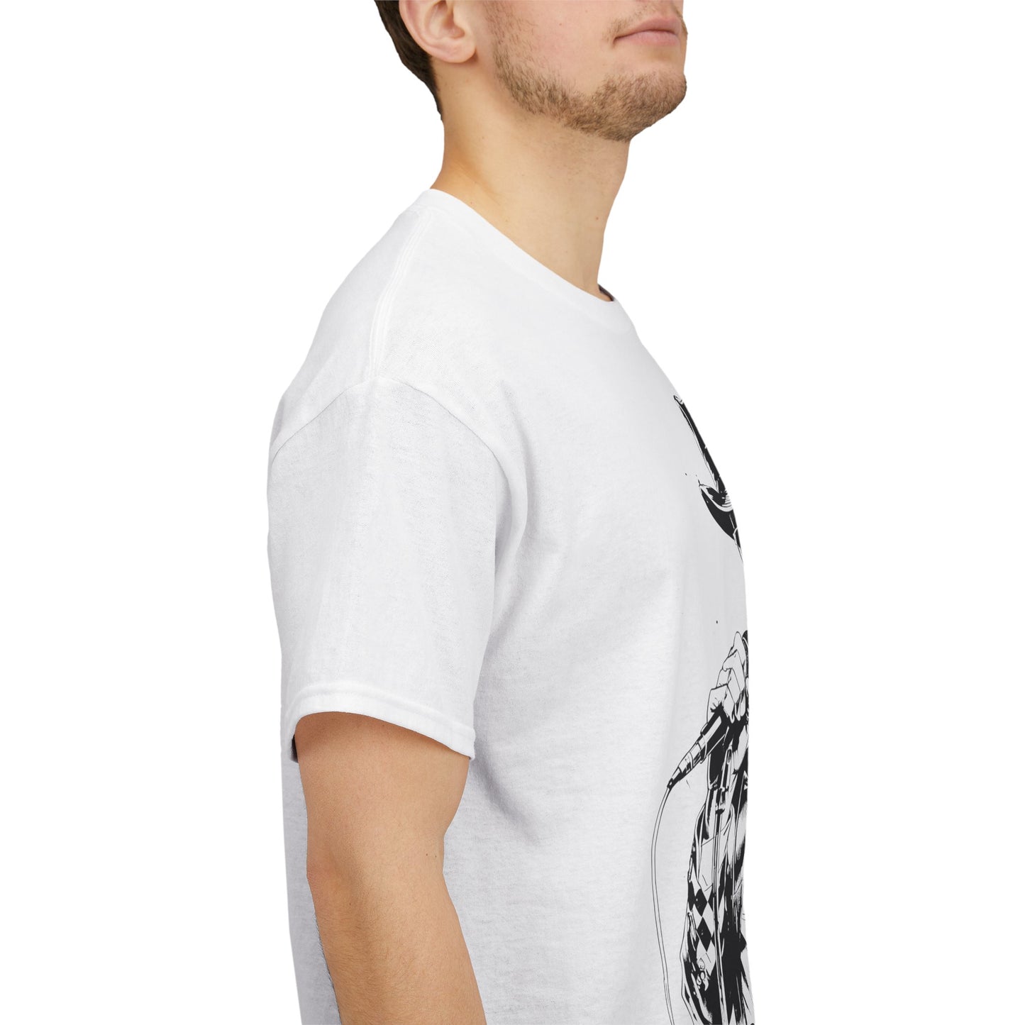 Two-Tone Ska T-Shirt – Checkerboard Singer Graphic – Unisex