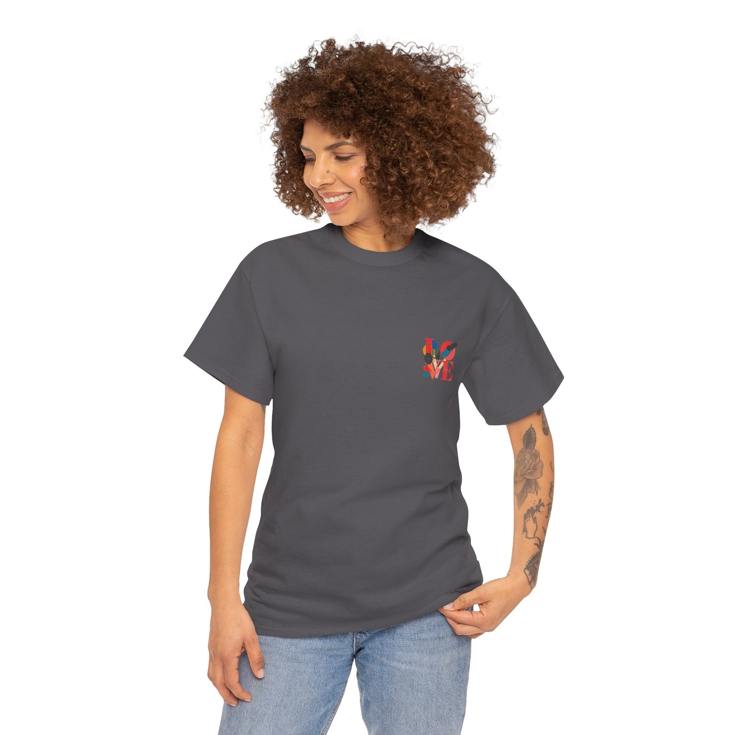 Abstract "LOVE" T-Shirt | Colorful Artistic Graphic Tee