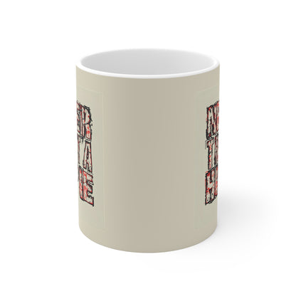 Never Trust a Hippie Mug, Funny White Coffee Cup, Unique Gift for Tea Lovers, Quirky Home Decor, Retro Vibe Drinkware