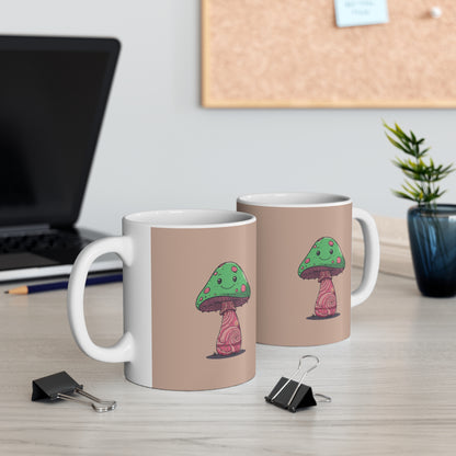 Whimsical Mushroom Mug - Cute Coffee Cup for Nature Lovers, Fun Gift for Birthdays, Housewarming, Easter, or Just Because!
