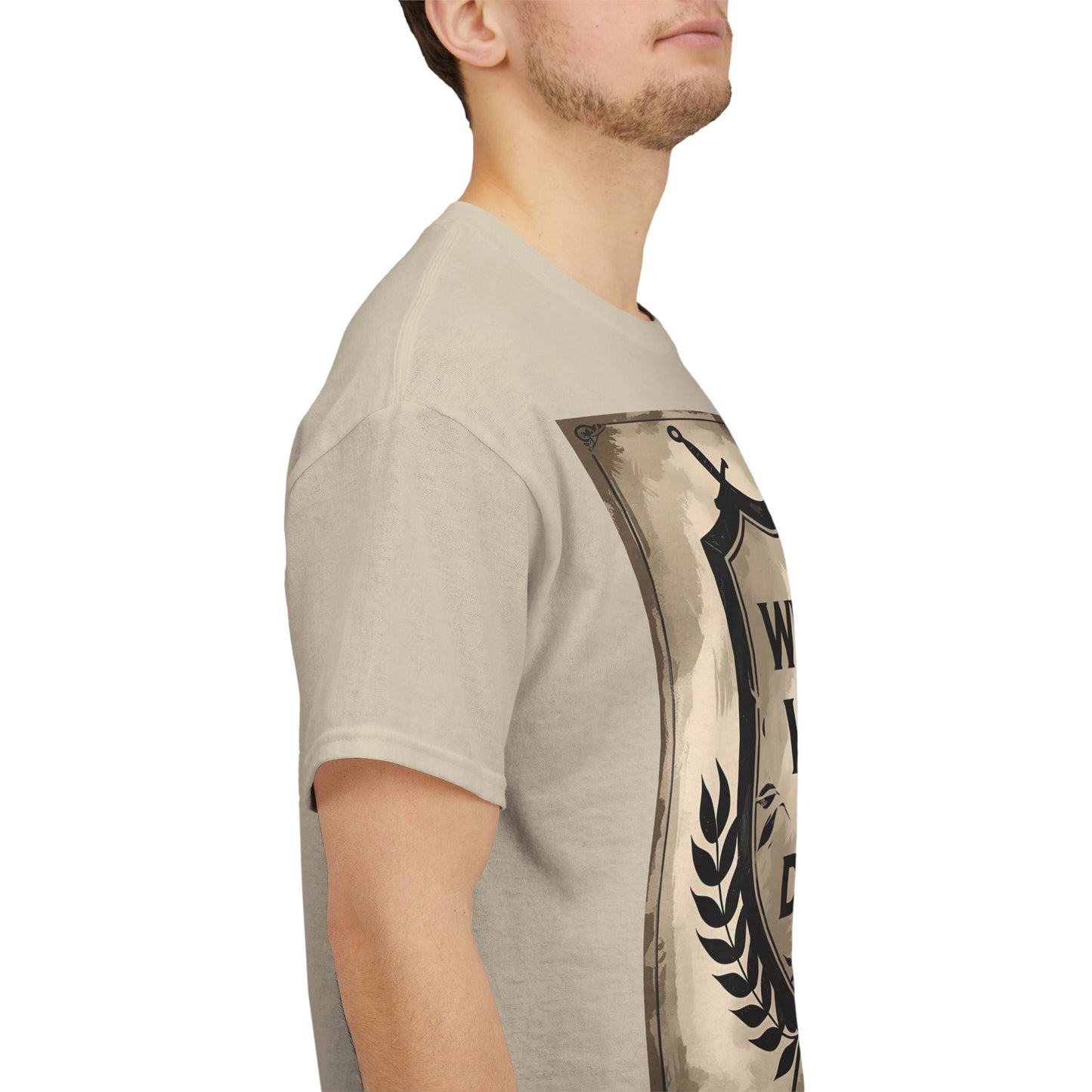 What We Value We Defend T-Shirt – Vintage Emblem & Patriotic Wear – Unisex