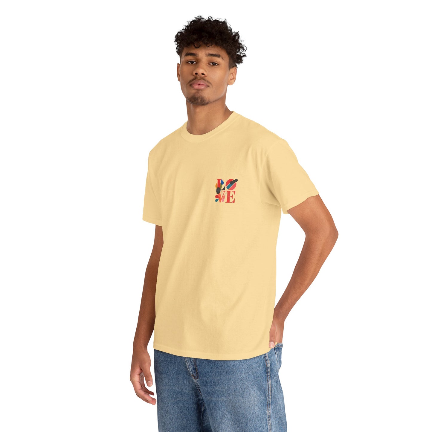 Abstract "LOVE" T-Shirt | Colorful Artistic Graphic Tee