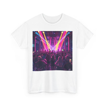 Neon Rave Crowd T-Shirt – Electric Dance Floor Party Tee (Gildan 5000)
