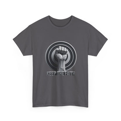 Northern Soul Fist T-Shirt – Keep The Faith Bullseye Symbol – Unisex