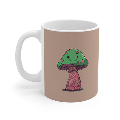 Whimsical Mushroom Mug - Cute Coffee Cup for Nature Lovers, Fun Gift for Birthdays, Housewarming, Easter, or Just Because!