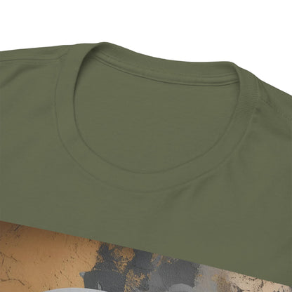 Keep The Faith T-Shirt – 3D Sculpted Graphic – Military Green