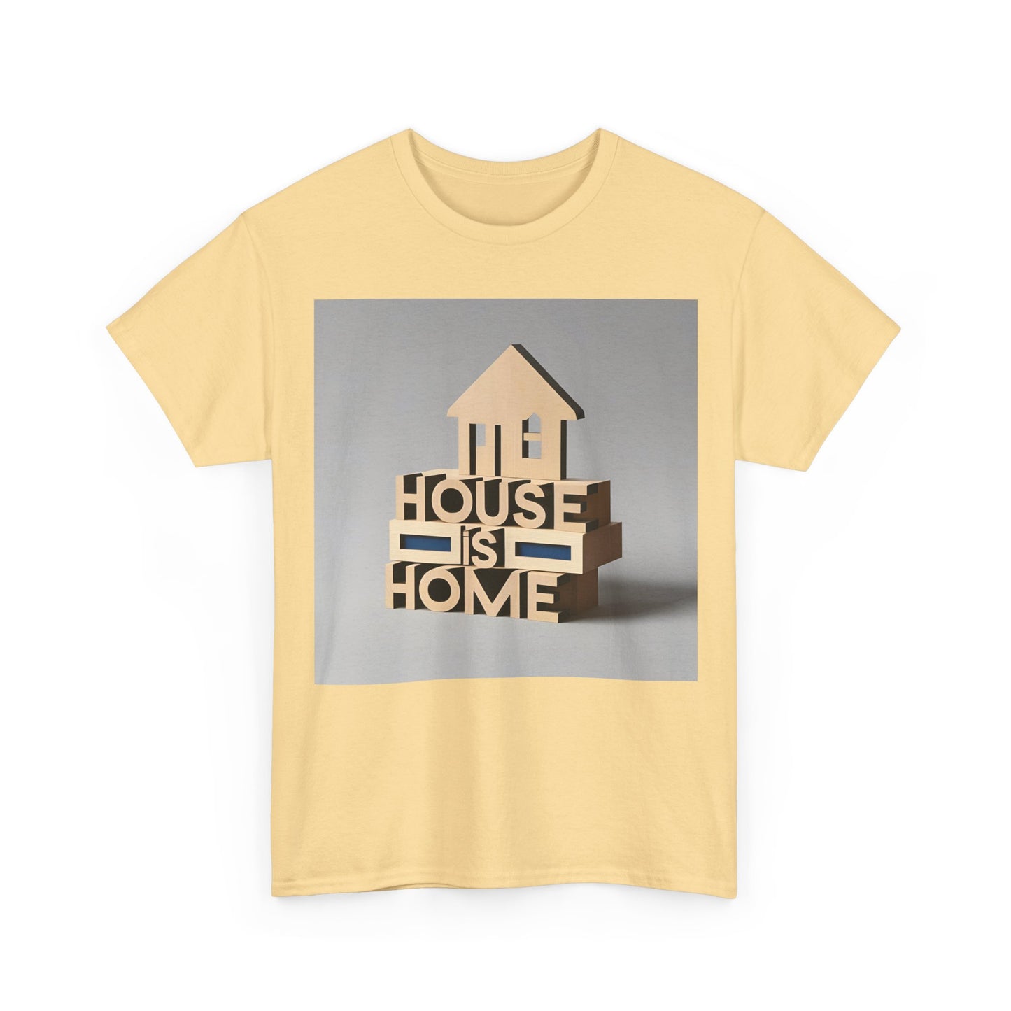 House Is Home T-Shirt – House Music & DJ Wear – Gold