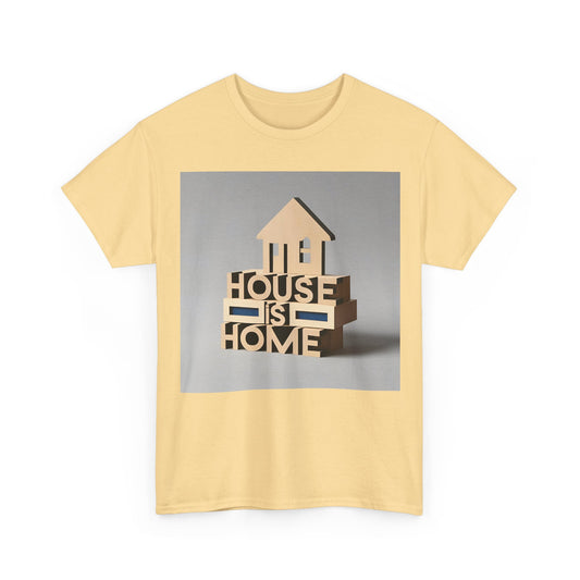 House Is Home T-Shirt – House Music & DJ Wear – Gold