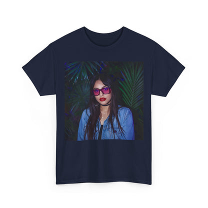 Neon Jungle T-Shirt – Retro Nightlife Portrait Tee (Gildan 5000)