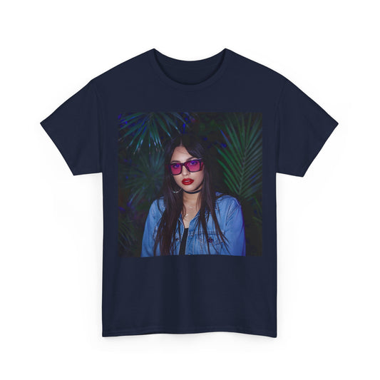 Neon Jungle T-Shirt – Retro Nightlife Portrait Tee (Gildan 5000)