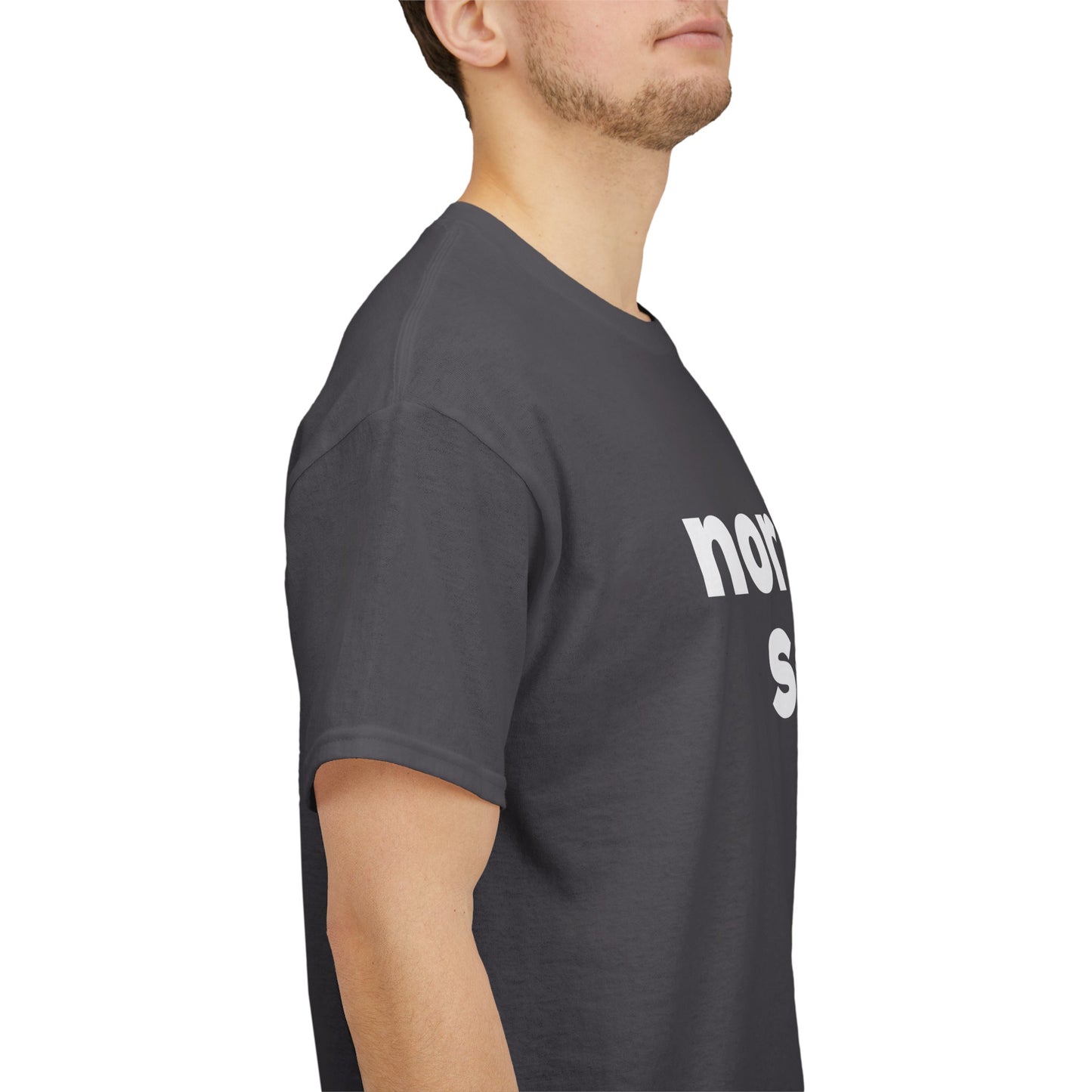 Northern Soul Fist T-Shirt – Typographic Subculture Wear – Charcoal