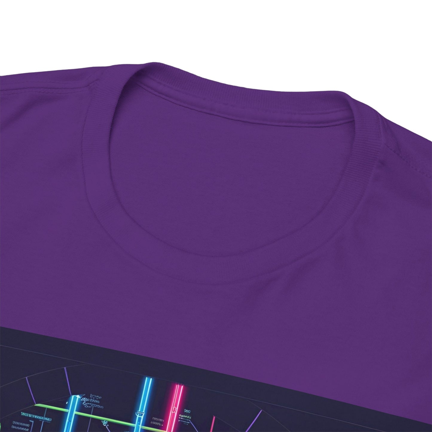 London: Mind the Bassline T-Shirt – Underground Map & Rave Wear – Purple