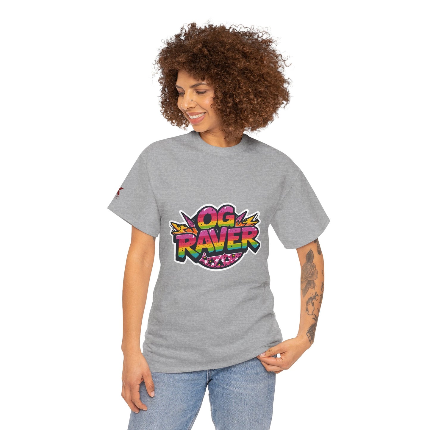 OG Raver T-Shirt – Retro Graffiti Festival Tee on Gildan 5000