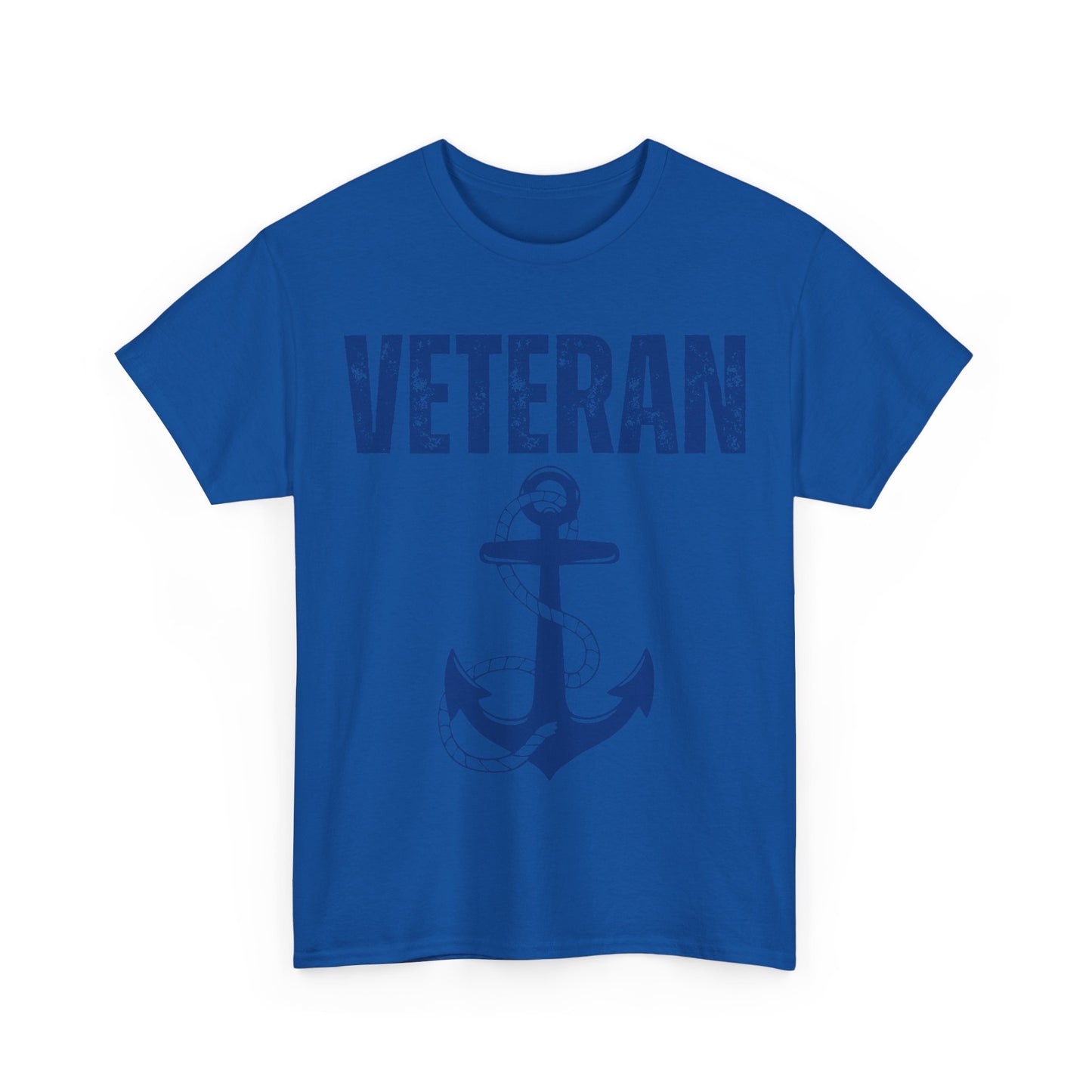 Veteran T-Shirt – Anchor & Naval Pride Wear – Royal Blue