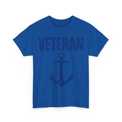 Veteran T-Shirt – Anchor & Naval Pride Wear – Royal Blue