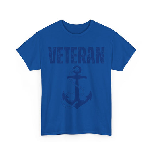 Veteran T-Shirt – Anchor & Naval Pride Wear – Royal Blue