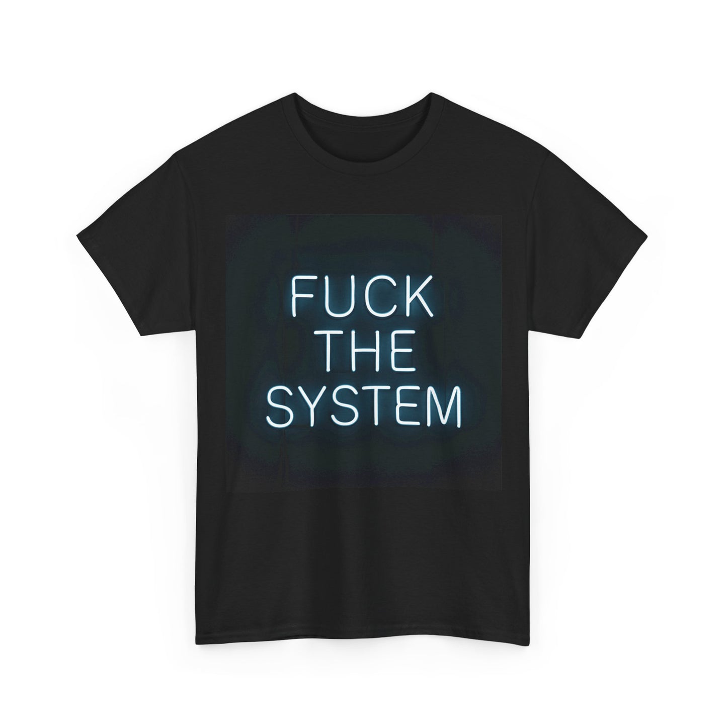 Fuck The System T-Shirt – Punk Rock & Rebel Wear – Black