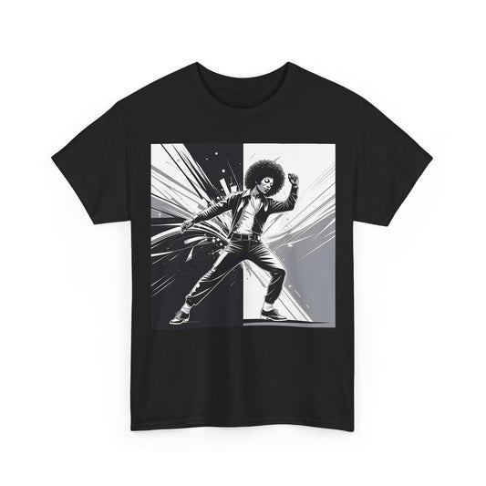 Soul Dancer T-Shirt – Monochrome Funk & Disco Wear – Black