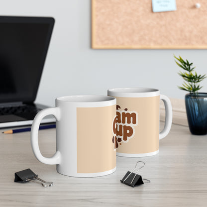 Cream Me Up Mug | Funny Naughty Coffee Cup Gift