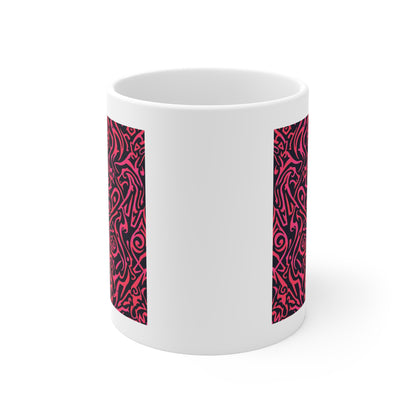 Bohemian Pattern Coffee Mug - Unique Gift for Art Lovers, Home Decor, Birthday, Housewarming, Creative Design