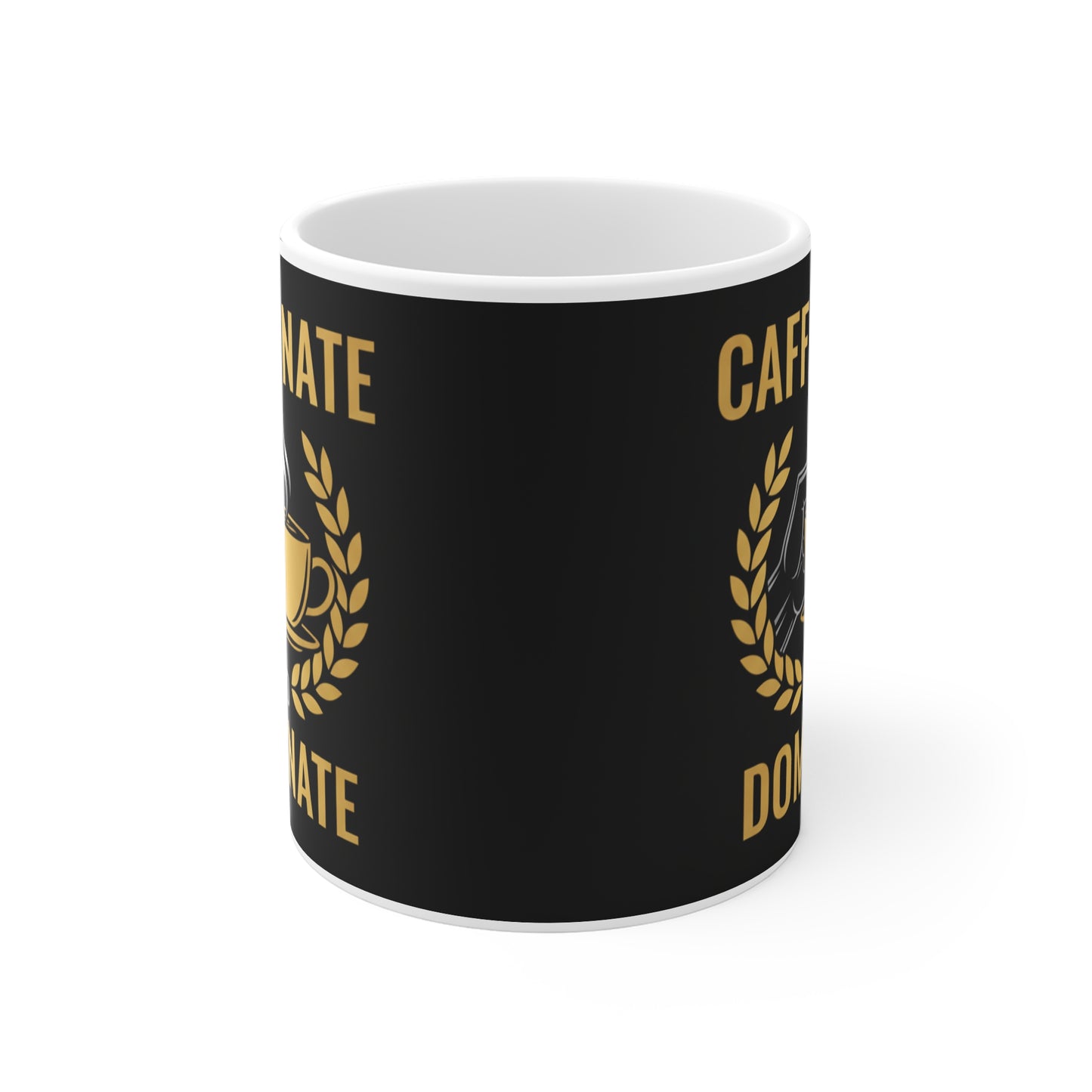 Motivational Mug for Entrepreneurs & Bosses | "Caffeinate and Dominate"