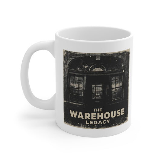 Vintage Warehouse Legacy Mug, Coffee Cup Gift, Retro Decor, Unique Tea Mug, Rustic Housewarming Gift