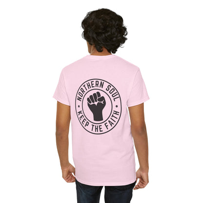 Keep The Faith Northern Soul T-Shirt – Chest and Backprint