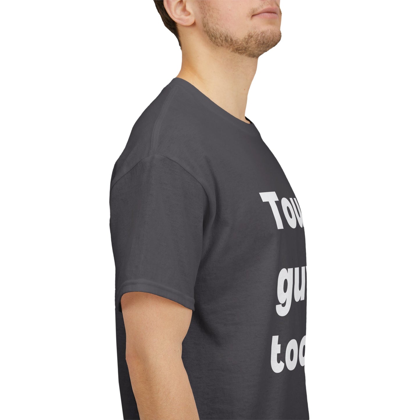 Tough Guys Talk Too! T-Shirt – Men's Mental Health & Fitness Wear – Charcoal