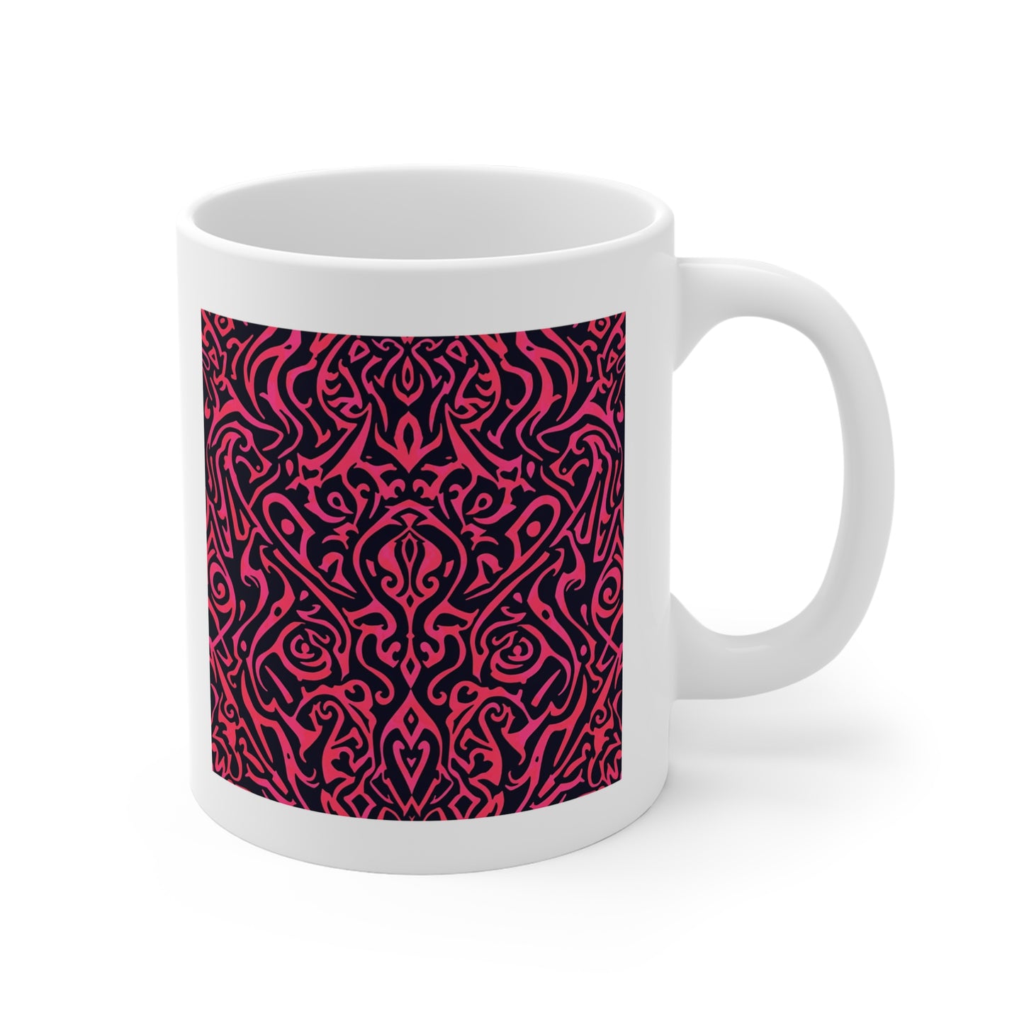 Bohemian Pattern Coffee Mug - Unique Gift for Art Lovers, Home Decor, Birthday, Housewarming, Creative Design