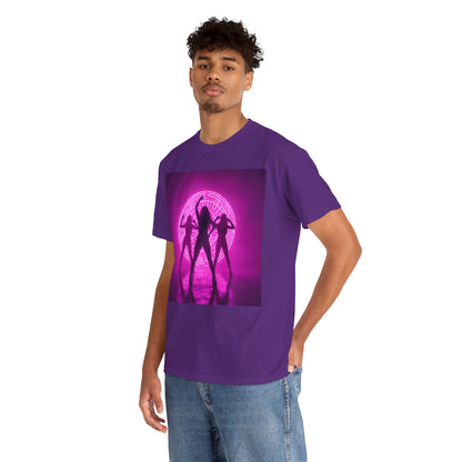 Neon Dance Silhouette Rave T-Shirt – Glow Party EDM Tee (Gildan 5000)