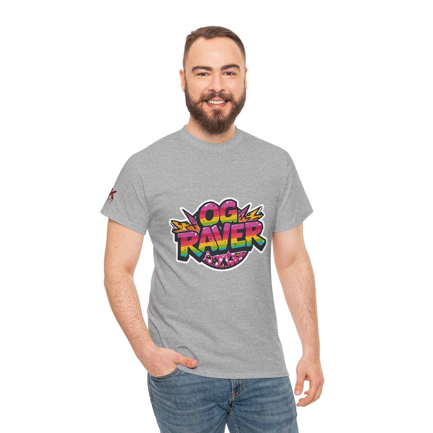 OG Raver T-Shirt – Retro Graffiti Festival Tee on Gildan 5000