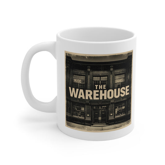 Vintage The Warehouse Coffee Mug, Classic Kitchen Decor, Gift for Coffee Lovers, Rustic Homeware, Unique Housewarming Present