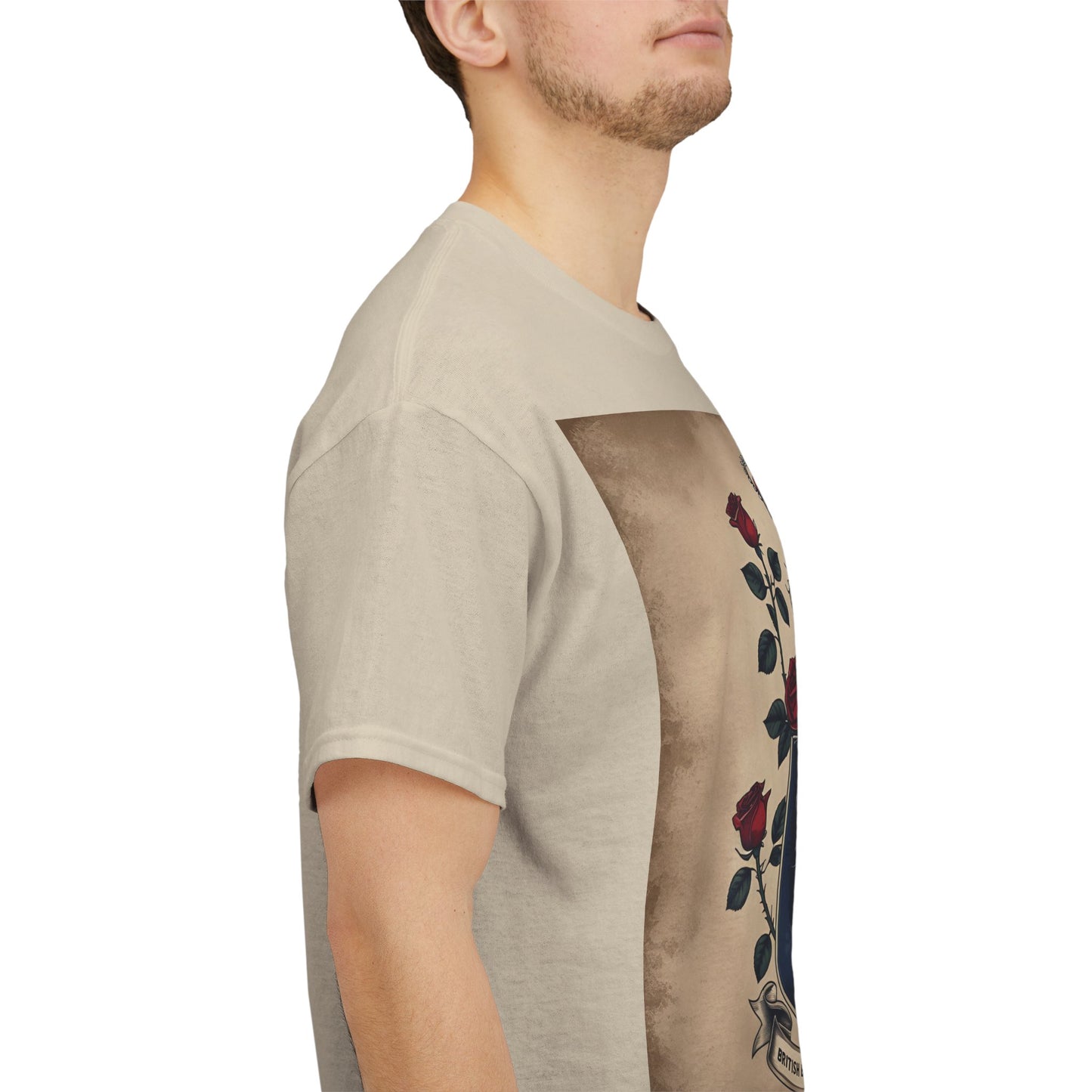 British By Blood, Loyal By Choice T-Shirt – Heritage Lion Crest