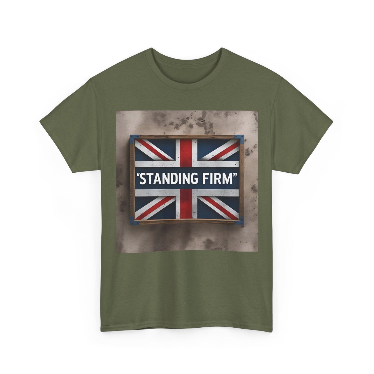 Standing Firm T-Shirt – Union Jack & British Pride Wear – Unisex