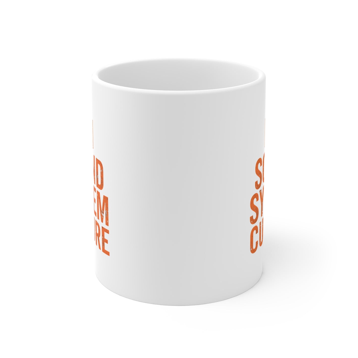 Sound System Culture Mug, Retro Music Gift, Coffee Cup for DJs, Rave Lovers, House Parties, Unique Home Decor