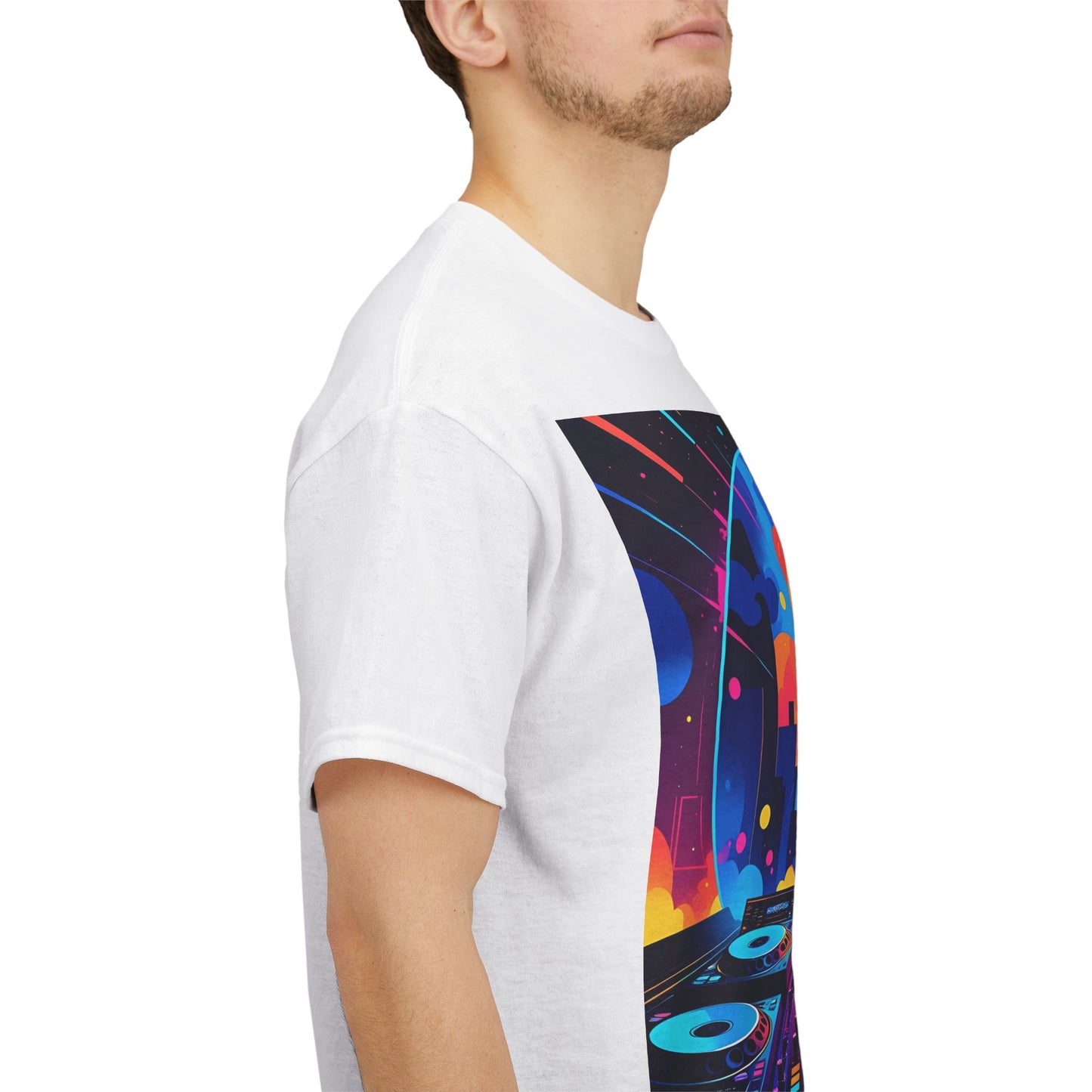 Vibrant City DJ T-Shirt – Electronic Music & Rave Wear