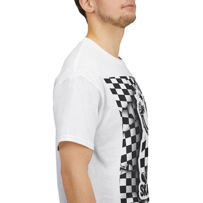 Ska Till I Die T-Shirt – Skull & Checkered Graphic – Unisex