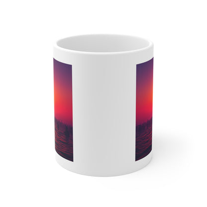 Sundown Tribe Ceramic Mug | Vibrant 11oz Coffee & Tea Cup