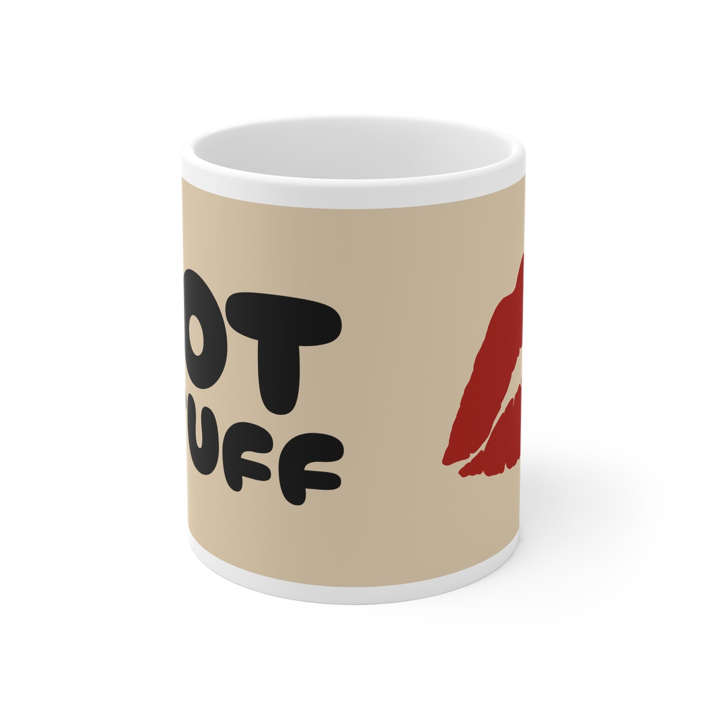 Hot Stuff – Funny Naughty Kiss Print Coffee Mug
