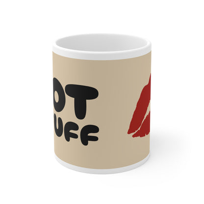 Hot Stuff – Funny Naughty Kiss Print Coffee Mug