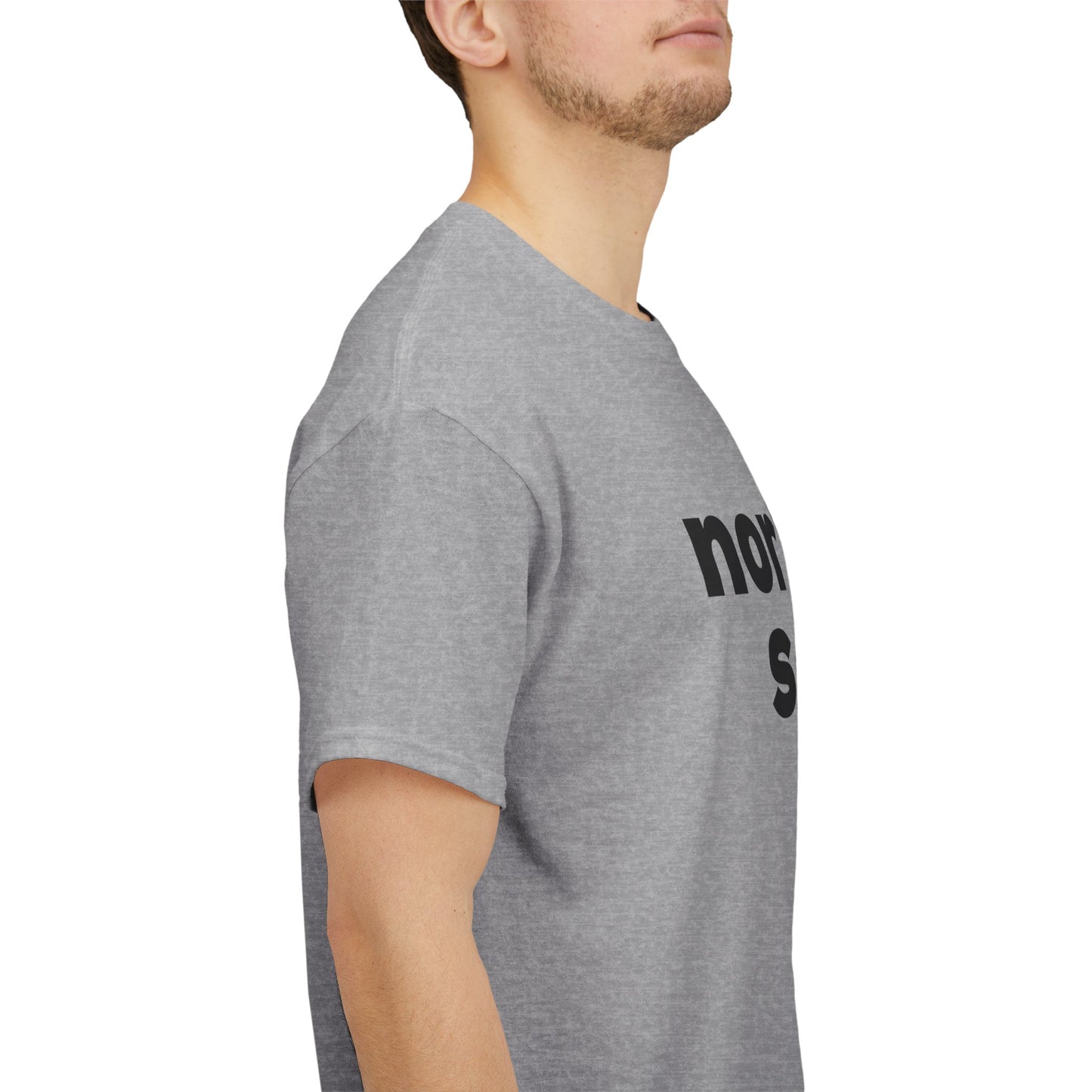 Northern Soul Fist T-Shirt – Typographic Subculture Wear – Sports Grey