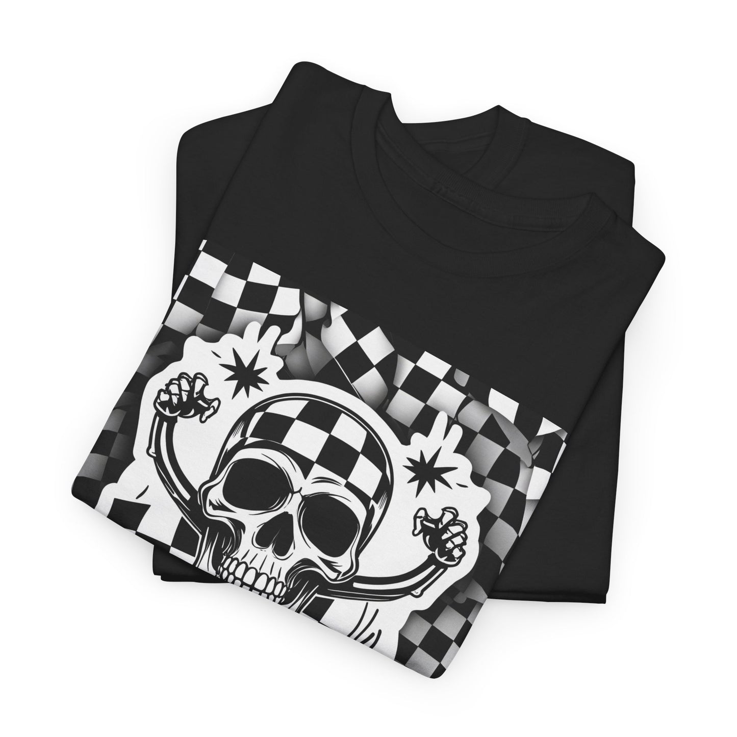 Ska Till I Die T-Shirt – Skull & Checkered Graphic – Unisex
