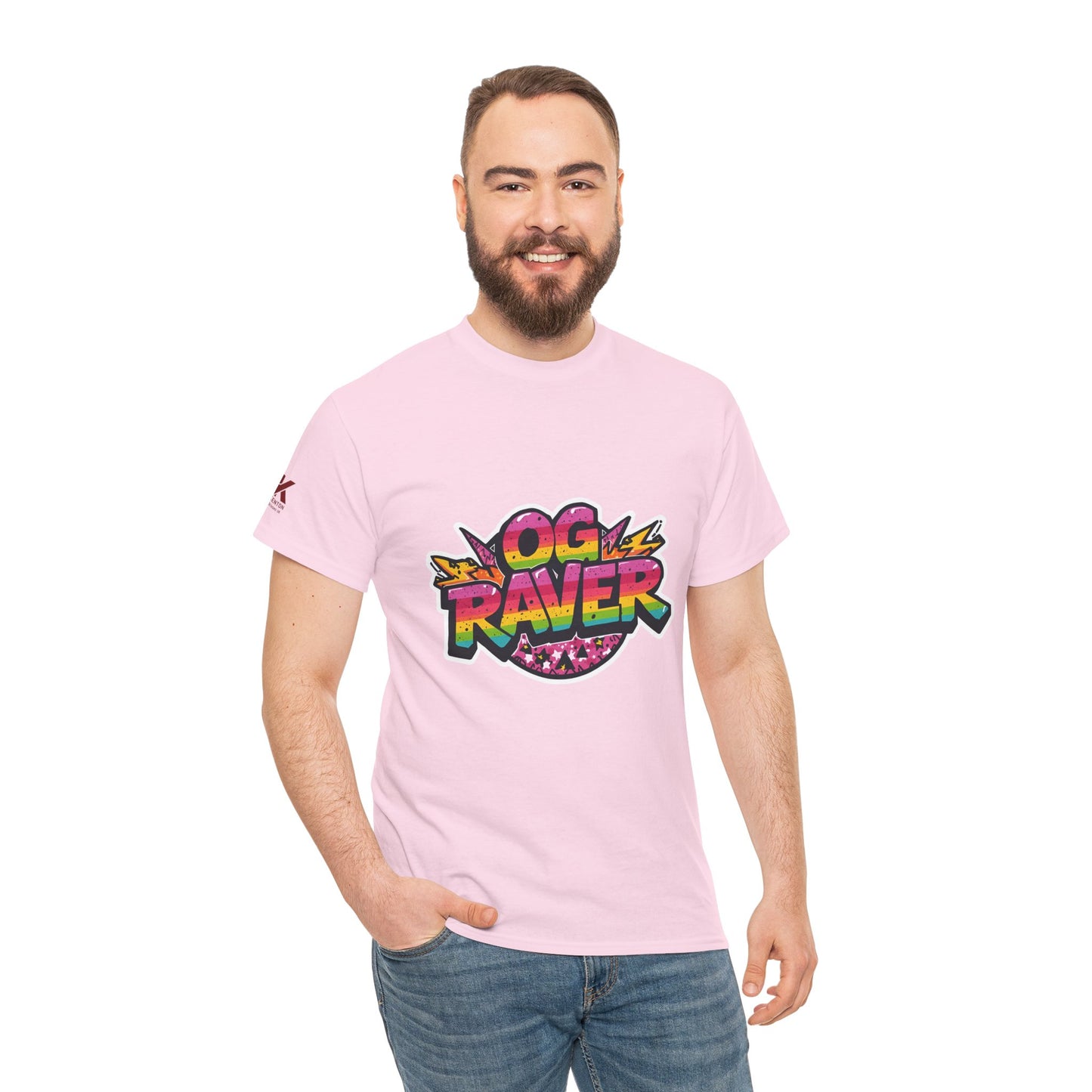 OG Raver T-Shirt – Retro Graffiti Festival Tee on Gildan 5000